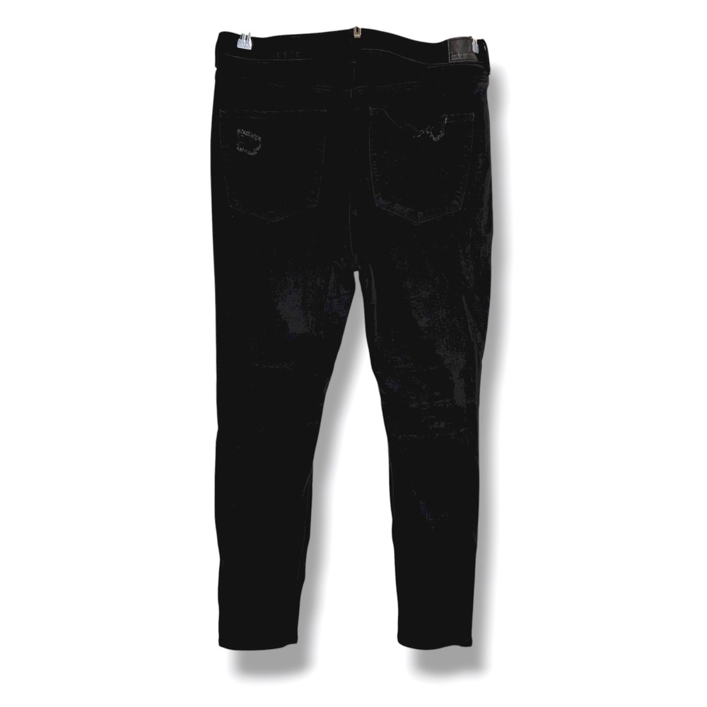 American Eagle Outfitters size 18 Black Hi Rise Jegging Jeans Distressed Ripped